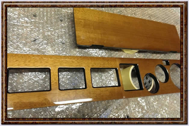 TVR veneer restoration by London Carriage Craft